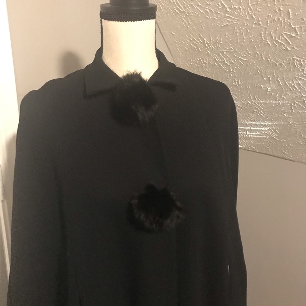 Vintage Long black cape